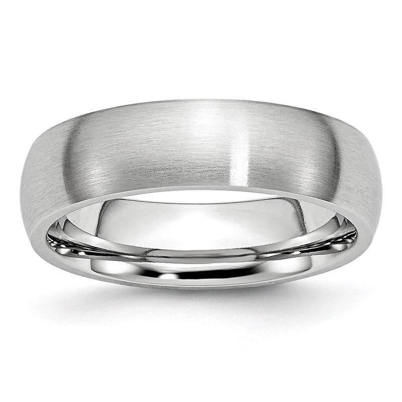 Chisel Cobalt Satin 6mm Half Round Band