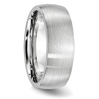 Chisel Cobalt Satin 8mm Half Round Band view 4