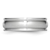 Chisel Cobalt Satin 7mm Rounded Edge Band view 3