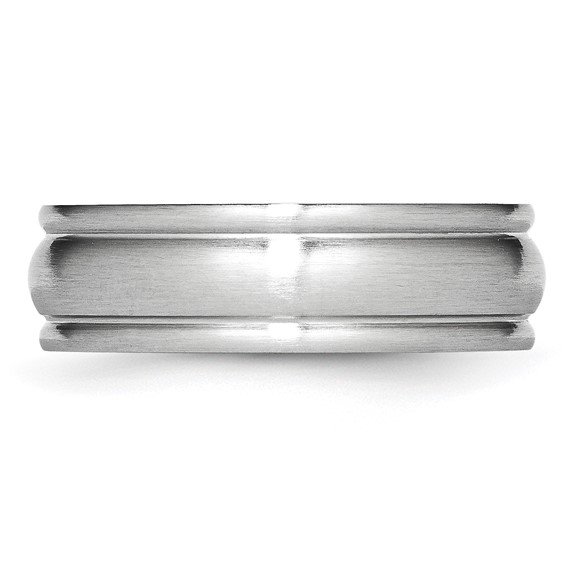 Chisel Cobalt Satin 7mm Rounded Edge Band
