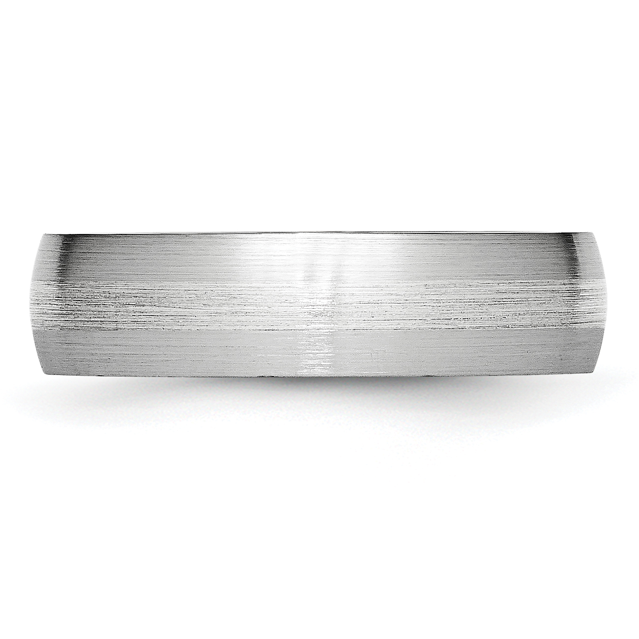 Cobalt Silver Inlay Satin 6mm Band CC43