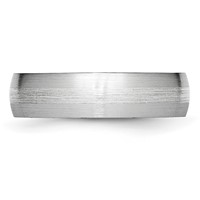 Chisel Cobalt Sterling Silver Inlay Satin 6mm Band view 3