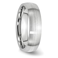 Chisel Cobalt Sterling Silver Inlay Satin 6mm Band view 4