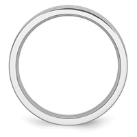Cobalt Sterling Silver Inlay Satin 6mm Flat Band view 2