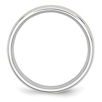 Chisel Cobalt 14K Gold Inlay Satin and Polished 6mm Band view 2