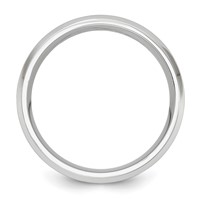 Chisel Cobalt Brushed and Polished Band with Yellow IP-plated Center Beveled Edge 8mm view 2