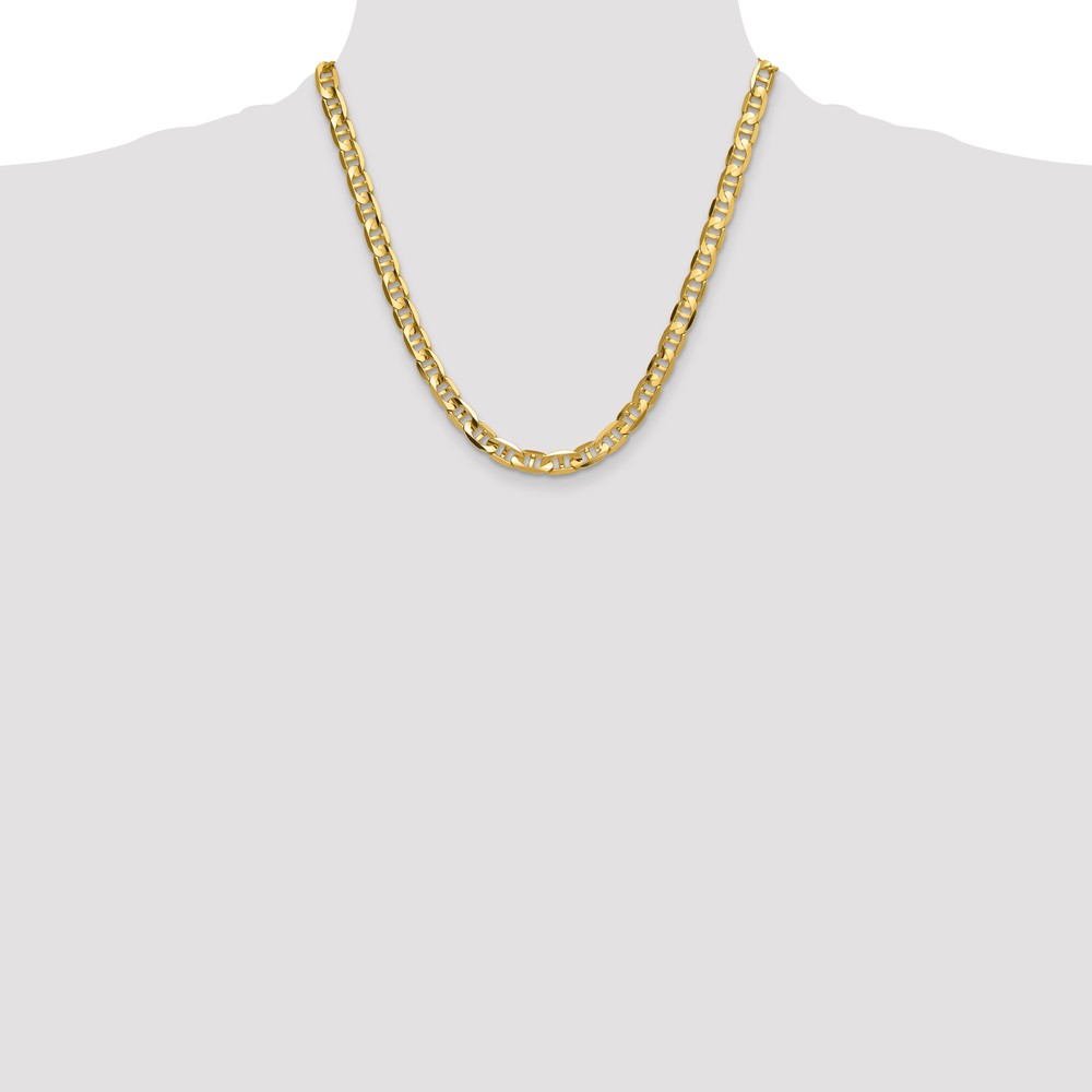 14k 8mm Concave Anchor Chain (CCA200-20)