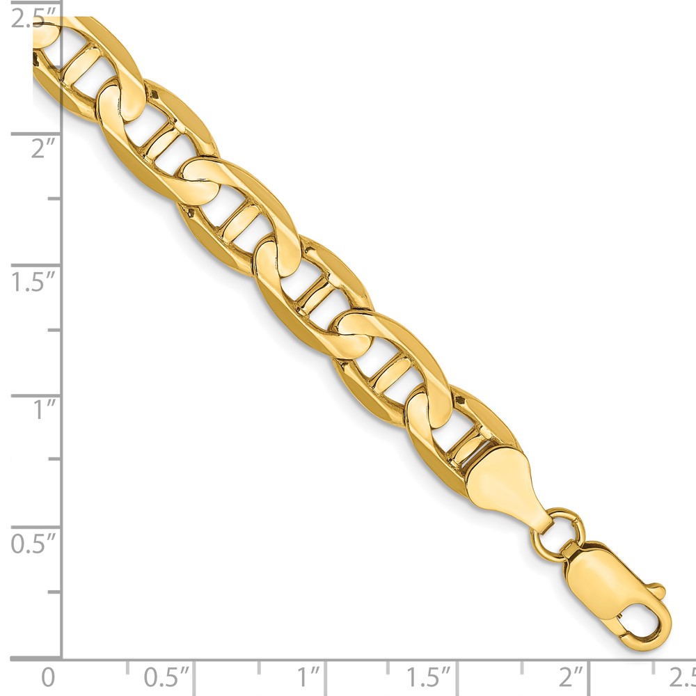14k 8mm Concave Anchor Chain (CCA200-7)