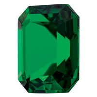 8x6mm Emerald Cut Lab Created Emerald view 4