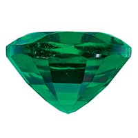 10x 8mm Oval Lab Created Emerald view 2