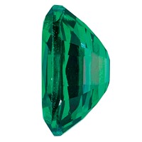 10x 8mm Oval Lab Created Emerald view 3
