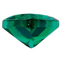 7x5mm Pear Lab Created Emerald view 2