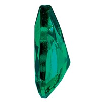 7x5mm Pear Lab Created Emerald view 3