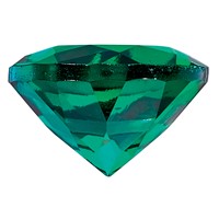 2mm Round Lab Created Emerald view 2