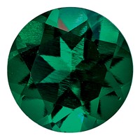 2mm Round Lab Created Emerald view 1