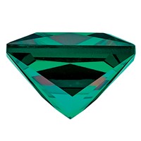 4mm Princess Lab Created Emerald view 2