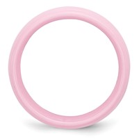 Chisel Ceramic Pink 8mm Polished Band view 2
