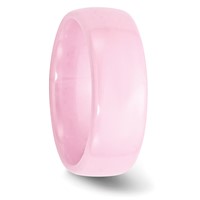 Chisel Ceramic Pink 8mm Polished Band view 4