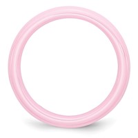 Chisel Ceramic Pink 4mm Polished Band view 2
