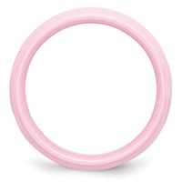 Chisel Ceramic Pink 6mm Polished Band view 2