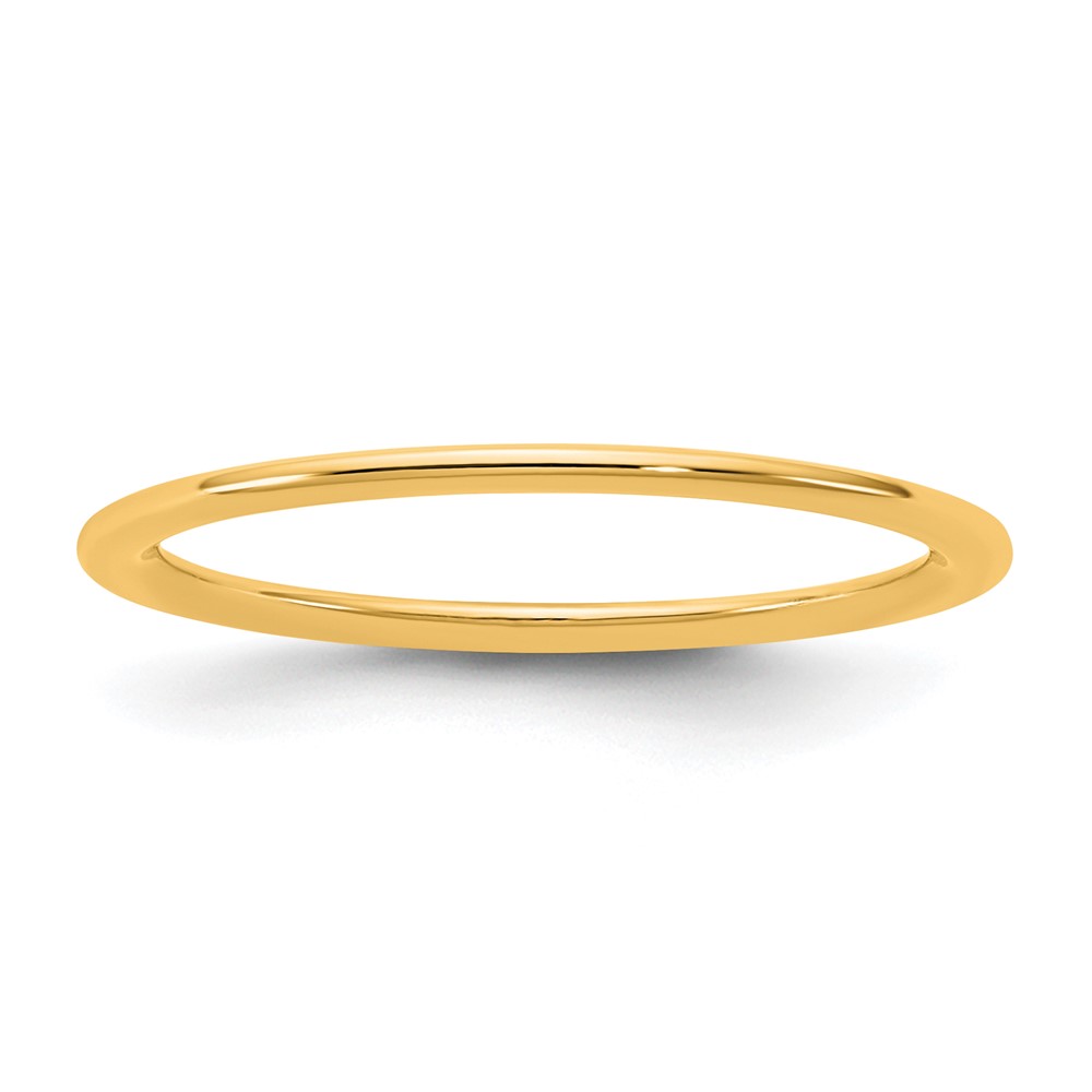 14K 1mm Yellow Gold Standard Comfort Fit Band