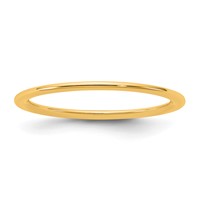 14K 1mm Yellow Gold Standard Comfort Fit Band view 1