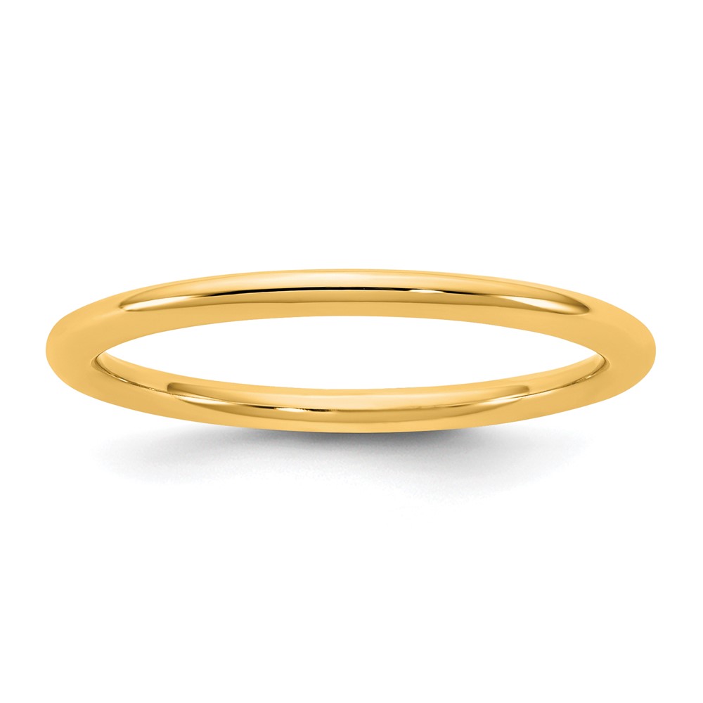 14K 1.5mm Yellow Gold Standard Comfort Fit Band