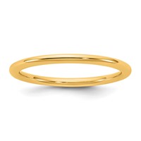 14K 1.5mm Yellow Gold Standard Comfort Fit Band view 1