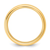 14K 2.5mm Yellow Gold Standard Comfort Fit Band view 2