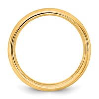 14K 3.5mm Yellow Gold Standard Comfort Fit Band - Size 8 view 2