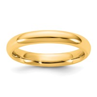 14K 3.5mm Yellow Gold Standard Comfort Fit Band - Size 8 view 1