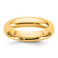 14K 4.5mm Yellow Gold Standard Comfort Fit Band view 1
