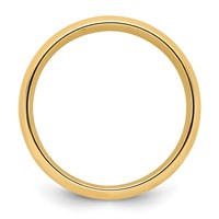 10K Yellow Gold 5mm Standard Weight Comfort Fit Wedding Band view 3