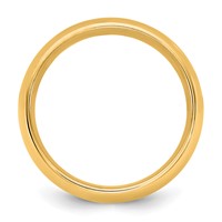14K 6.5mm Yellow Gold Standard Comfort Fit Band view 2