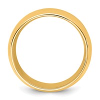 14K 9mm Yellow Gold Standard Comfort Fit Band - Size 5 view 2