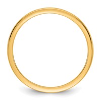 14K 1mm Yellow Gold Ltw Comfort Fit Band view 2