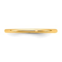 14K 1.5mm Yellow Gold Ltw Comfort Fit Band view 3