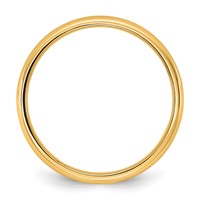 10K 2.5mm Yellow Gold Ltw Comfort Fit Band view 2