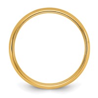 10K 3.5mm Yellow Gold Ltw Comfort Fit Band view 2