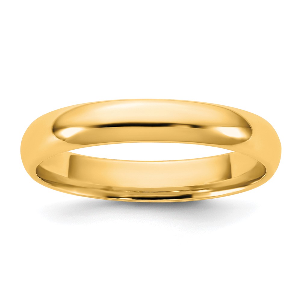 10K 3.5mm Yellow Gold Ltw Comfort Fit Band