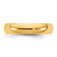 14K 4.5mm Yellow Gold Ltw Comfort Fit Band view 3