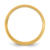 10K 10mm Yellow Gold Ltw Comfort Fit Band view 2