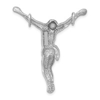 14K White Gold Jesus Chain Slide view 4