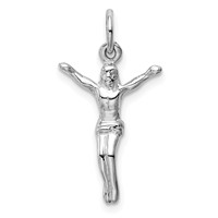 14K White Gold Jesus Charm view 1