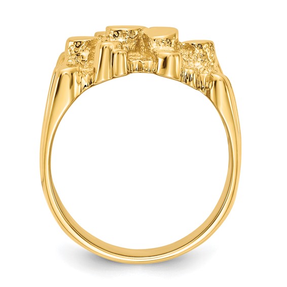 Men's Gold Nugget Rings
