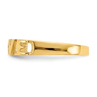 14K Yellow Gold Love Ring view 4