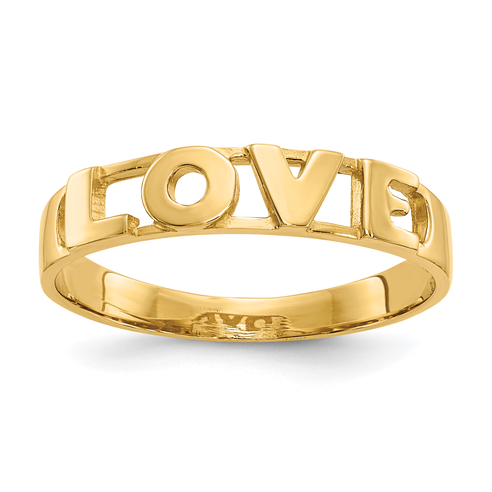 14k LOVE Ring (CH239)