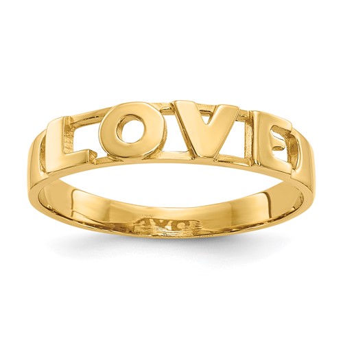 14K Love Ring