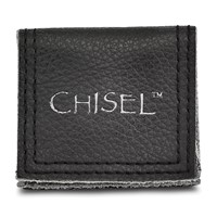 Chisel Titanium Brushed with 14K Gold Inlay 8mm Flat Band view 5