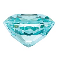 7mm Antique Cushion Lab Created Paraiba view 1